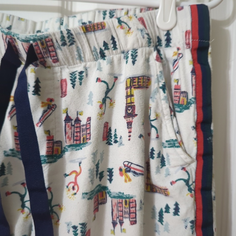 Aerie Flannel Pajama Bottoms Pants Lounge  w/ Pockets Sz Small Petite S/P Winter - Picture 4 of 16